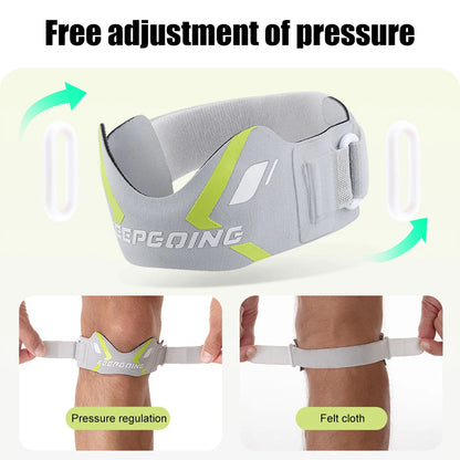 1PCS Patellar Tendon Support Strap, Adjustable Patella Band Stabilizer Knee Brace for  Tendonitis, Basketball,Volleyball, Squats