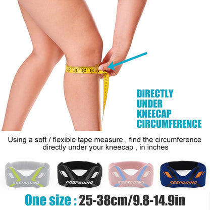 1PCS Patellar Tendon Support Strap, Adjustable Patella Band Stabilizer Knee Brace for  Tendonitis, Basketball,Volleyball, Squats